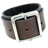 Upcycled Leather Belt Buckle Cuff Bracelet