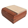 Handmade Natural Wood Ring or Cufflink Box