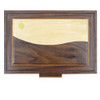 Walnut Valet with Contemporary Landscape Inlay