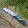 Kershaw 'Leek' Pocket Knife with Azurite/Malachite Stone Handle