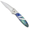 Kershaw 'Leek' Pocket Knife with Azurite/Malachite Stone Handle