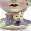 Bunny Rose Pottery Planter