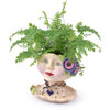 Victorian Woman Handmade Ceramic Head Planter Made in the USA