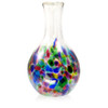 Heart-Stemmed Blown Glass Bud Vase