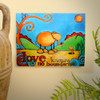 Artimals 8x10 Bamboo-Mounted Print: Love Knows No Boundaries