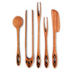 Wild Cherry Wood Appetizer Set, Cathedral Collection