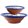 American Terra Cotta Bowl Set Blue White