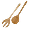 American Hardwood Large Salad Serving Spoons