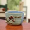 Olive Branch Stoneware Dip Bowl