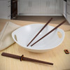 American Hardwood Black Maple Chopsticks, Set of 2