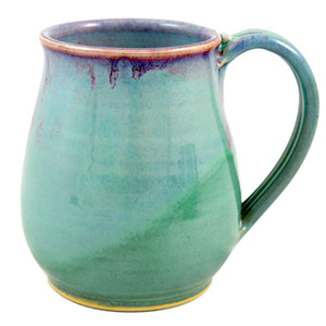 Orchid Green Pottery Collection: 20-oz Wide Mug
