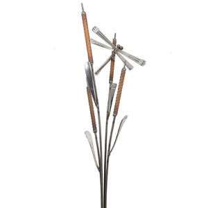 Cattails Flatware Garden Stake