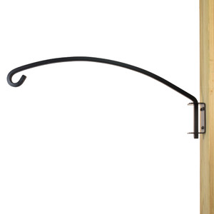 Wrought Iron 2.5 inch Swivel Hook Lantern Plant Hanger Bracket