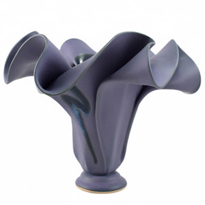 Hilborn Ripple Vase in Purple Lilac