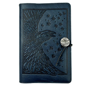 Night Raven Embossed Leather Journal Made in the USA