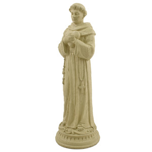 Saint Anthony Small Tabletop Sculpture Cast Stone