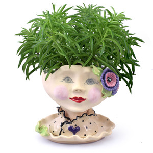 Dahlia Darling Victorian Lovelies Head Planter