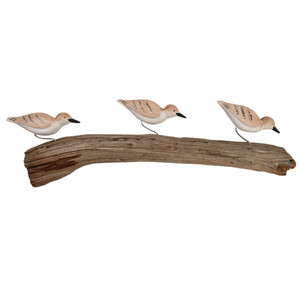 Sandpipers on Driftwood Wall Hanging Made in the USA