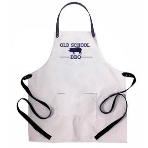 Old School BBQ Heavy Duty Canvas Apron