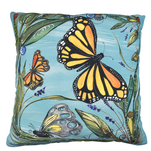 monarch butterfly pillow