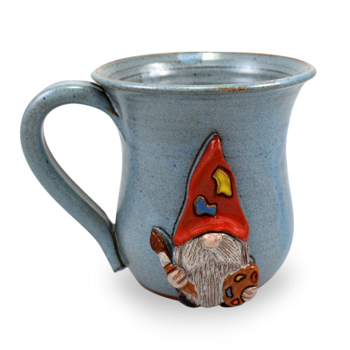 Artist Gnome Pottery Mug