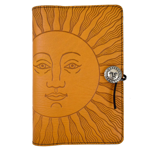 Good Day Sunshine Embossed Leather Journal Made in the USA