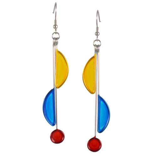 Modernist Swing Christopher Royal Earrings