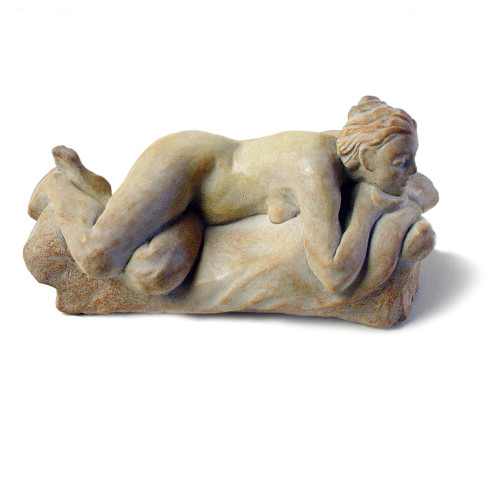 Reclining Nude Cast Stone Sculpture