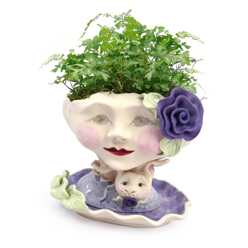 Bunny Rose Victorian Lovelies Planter