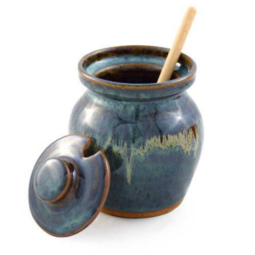 Seagrove Pottery Honey Pot