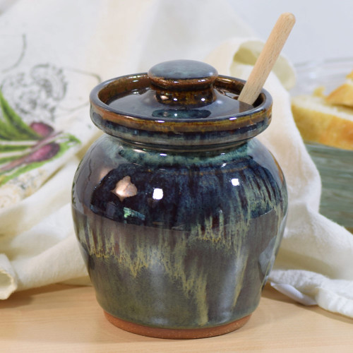 Seagrove Pottery Honey Pot - Thumbnail 3