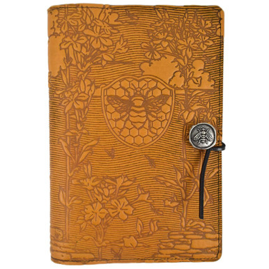 Leather Notebook A5 In Green - Handcrafted Leather Bound Journal