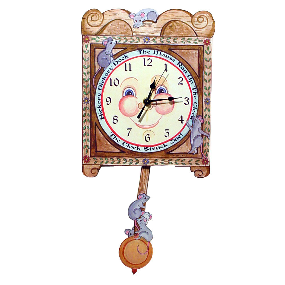Hickory Dickory Dock Wall Clock