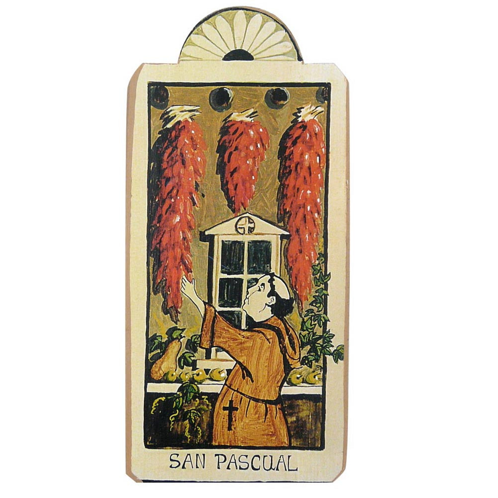 Patron Saint Retablo Plaque - San Pasqual