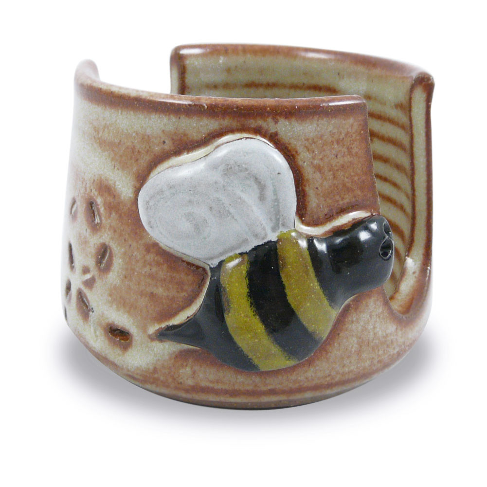 Sponge Holder with Busy Bee Motif
