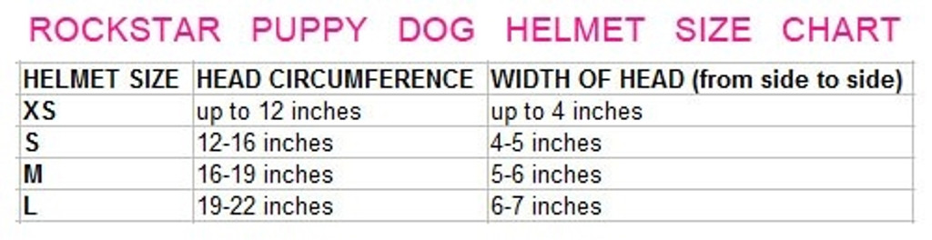 Eagle Size Chart