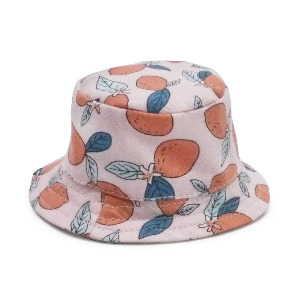 Dog Bucket Hat Lemon Pink Rockstar Puppy Boutique