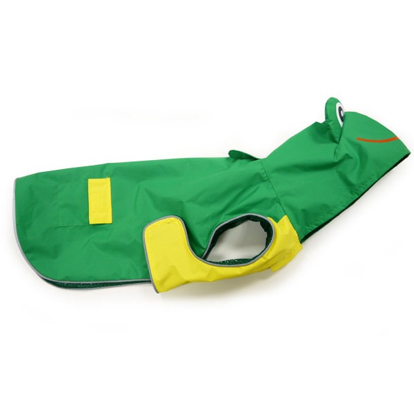 Dog Raincoat Frog Rockstar Puppy Boutique