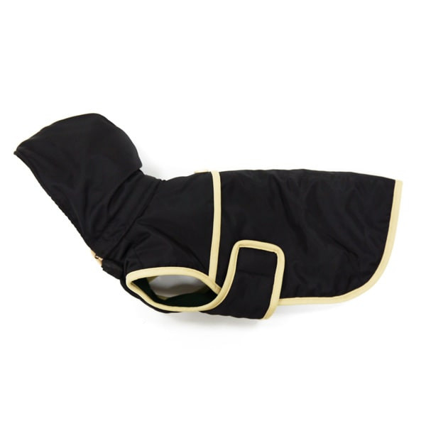 Dog Coat Black Trench Coat Rockstar Puppy Boutique