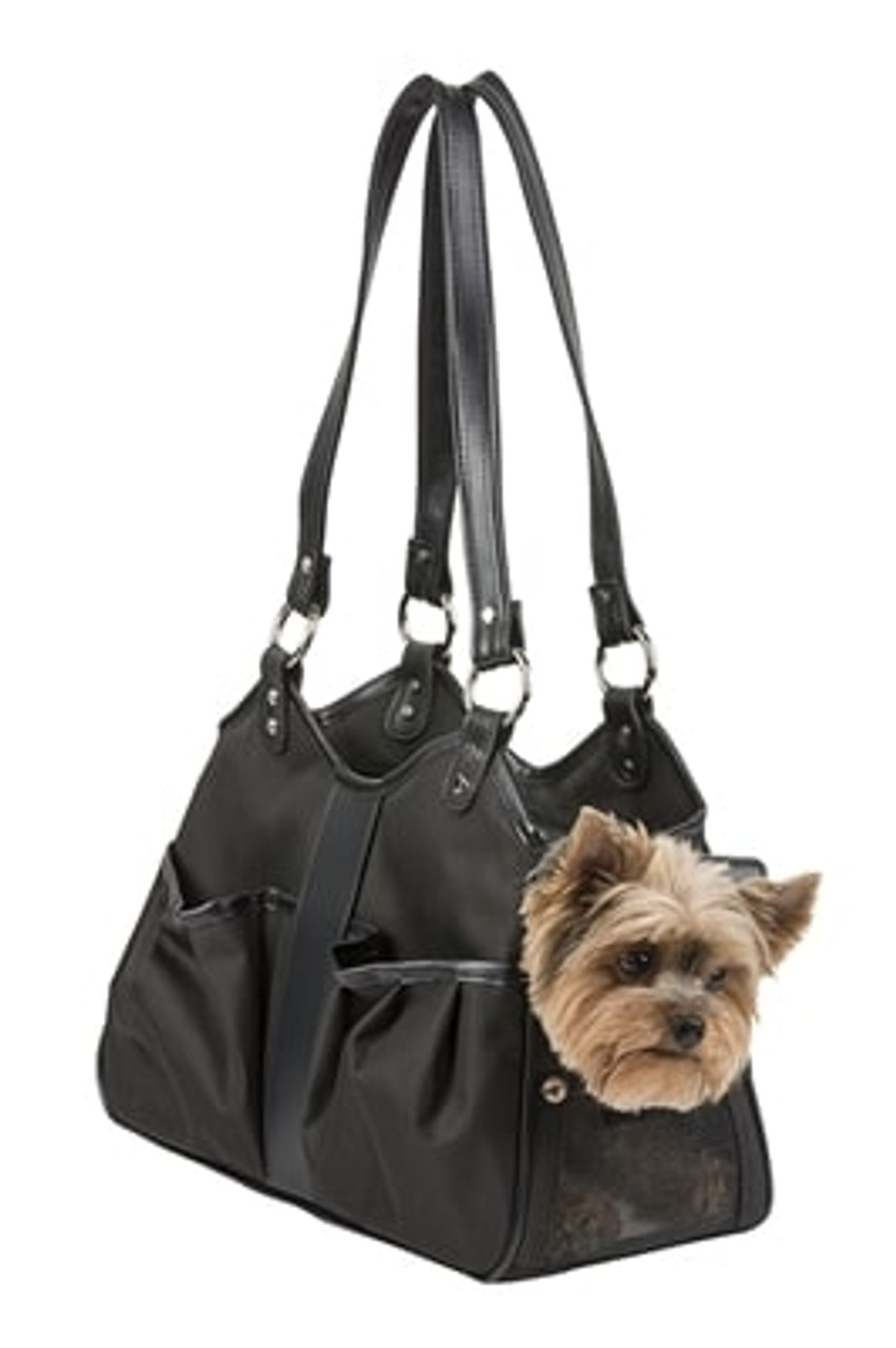 Amazon.com : Petote Metro Classic Dog Carrier, Black Sable, Petite : Soft  Sided Pet Carriers : Pet Supplies