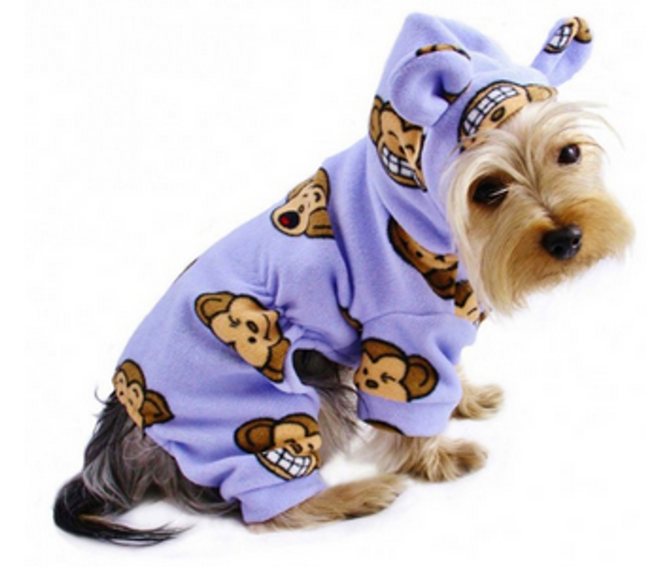 Cute Hoodie Pet Dog Pajamas Clothes Soft Warm Fleece Dogs