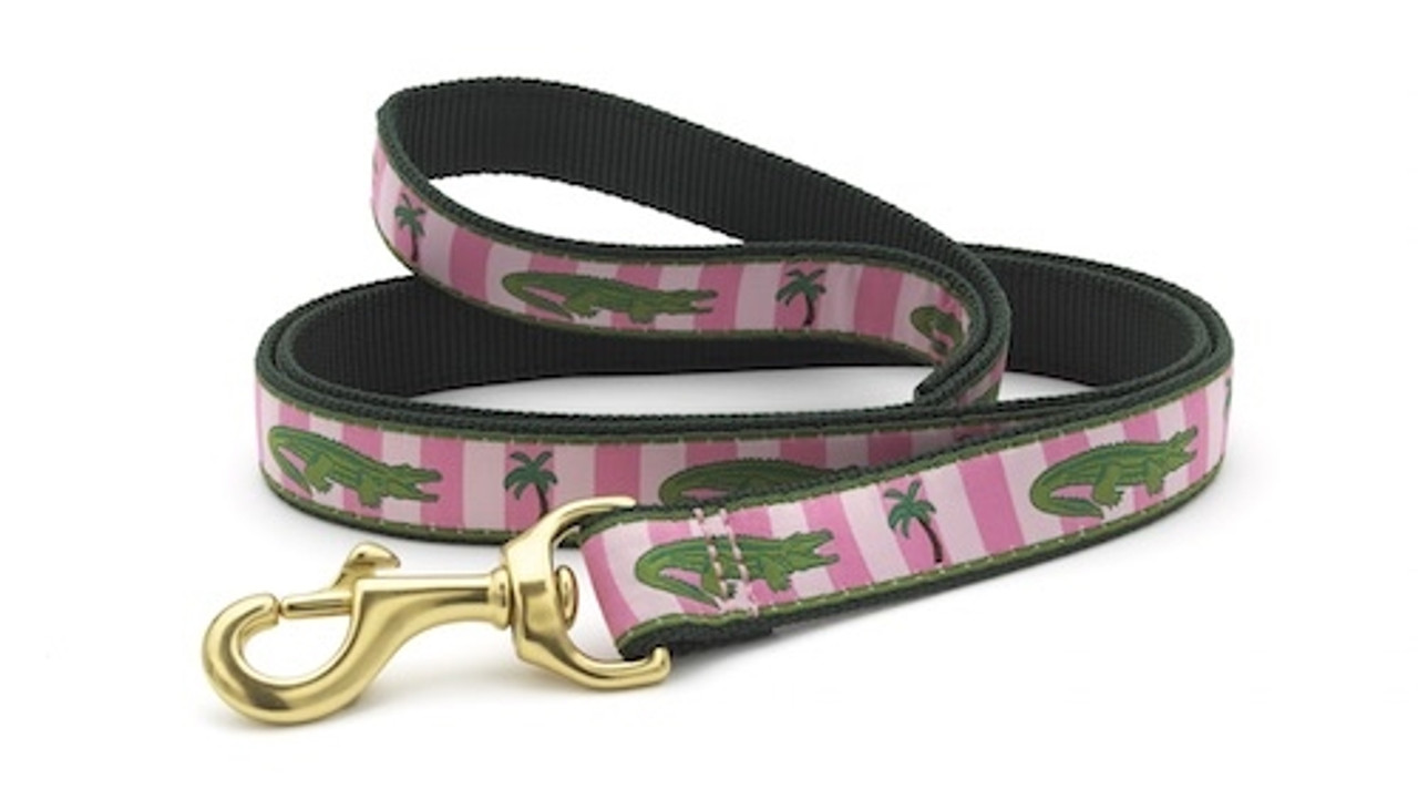 Designer Dog Accessories  Alligator Dog Leash Lead