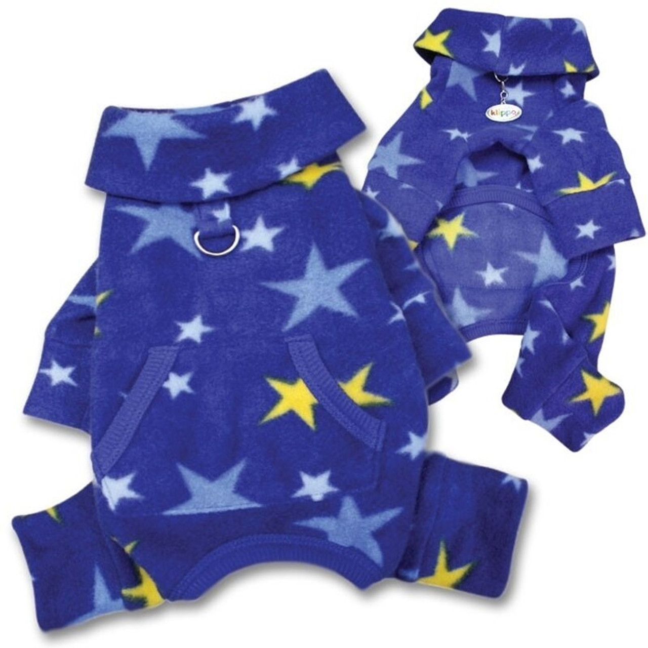 Lavender Silly Monkey Hooded Fleece Dog Pajamas with Ears