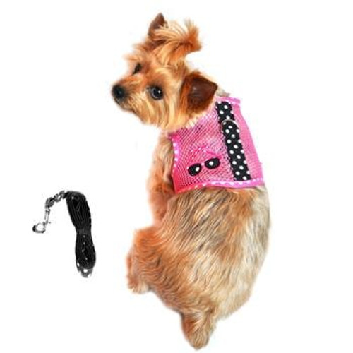 Luxury Red Dog Harness – Designer Dog Clothes – Veselka Canine Couture