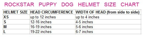 Granite Size Chart