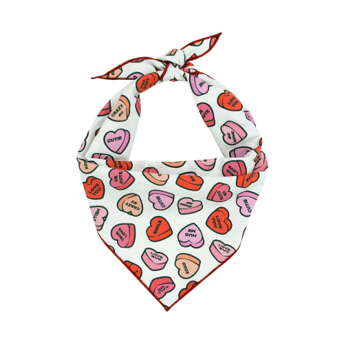 Dog Bandana - Conversation Hearts Dog Bandana - Conversation Hearts