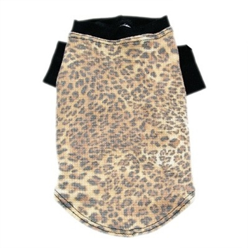 Leopard Diva Thermal Dog Tee