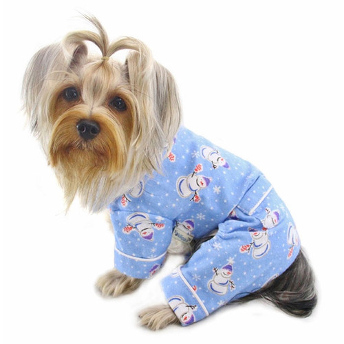 Dog Pajamas | Snowman Snowflake Dog Pajamas