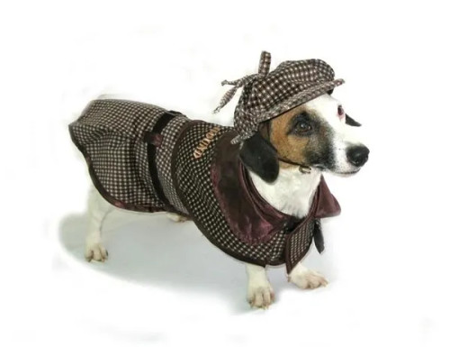 Dog Halloween Costume - Sherlock Hound 