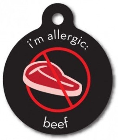 Beef Allergy Medical Alert Dog ID Tag